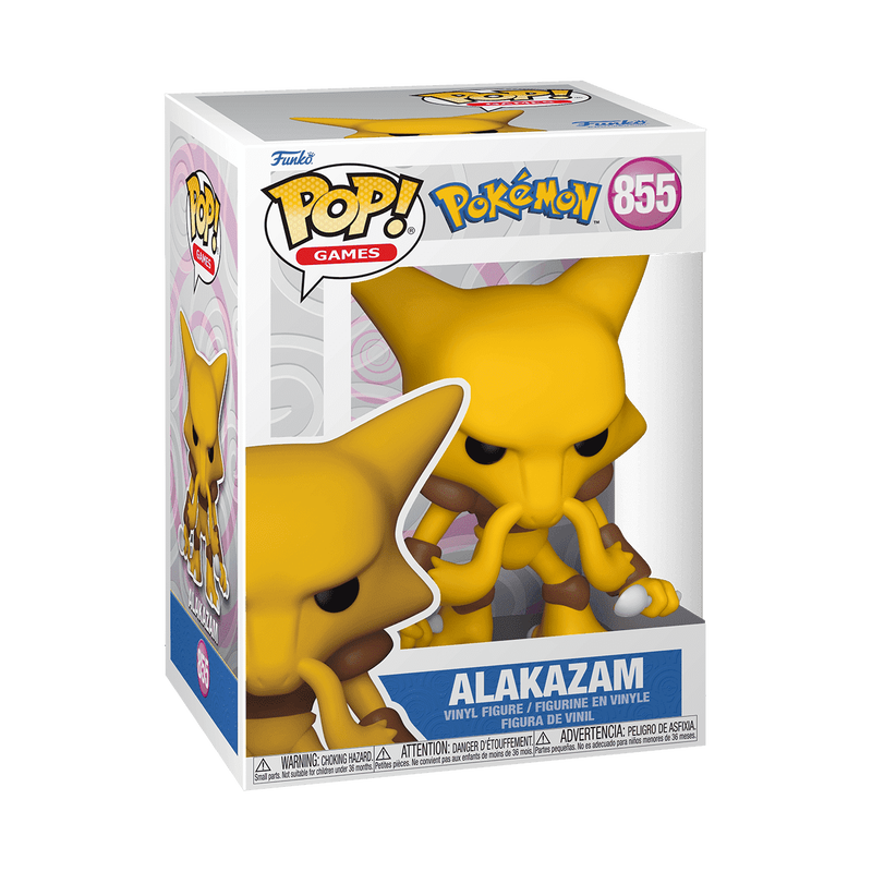 PRE-ORDEN Alakazam 855 (Pokemon) Funko Pop!