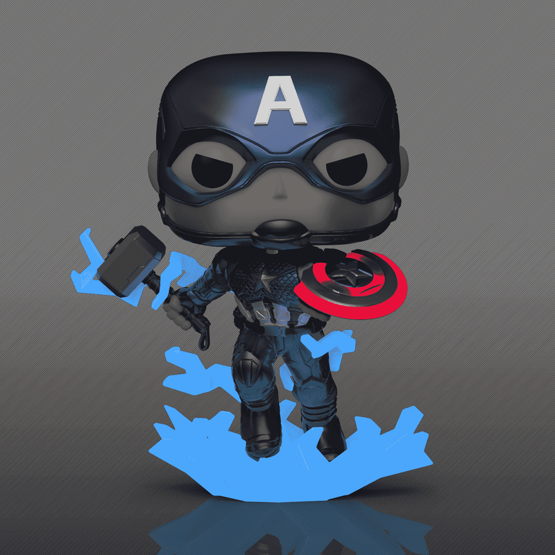 Captain America 1198 GITD (Marvel - Avengers End Game) Funko Pop!