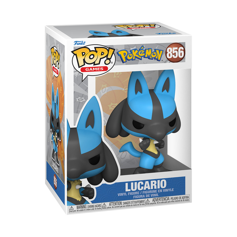 PRE-ORDEN Lucario 856 (Pokemon) Funko Pop!