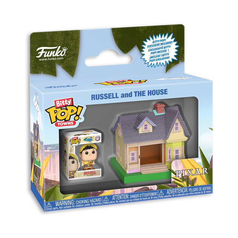 Russell and The House (Up House) Bitty Pop! Town