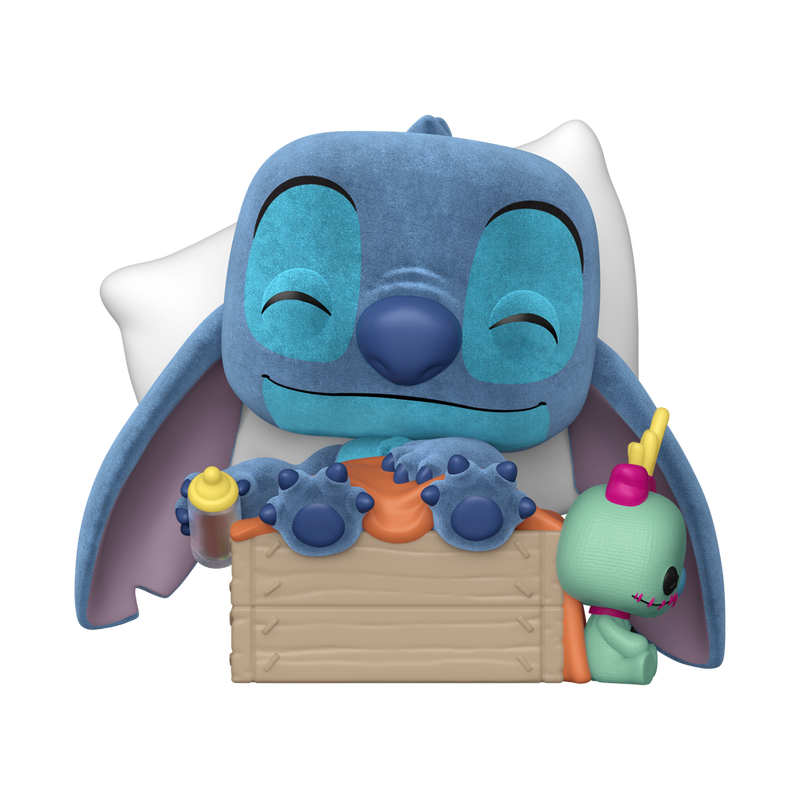 Sleeping Stitch in Box 1607 (Lilo and Stitch) Funko Pop! FLOCKED