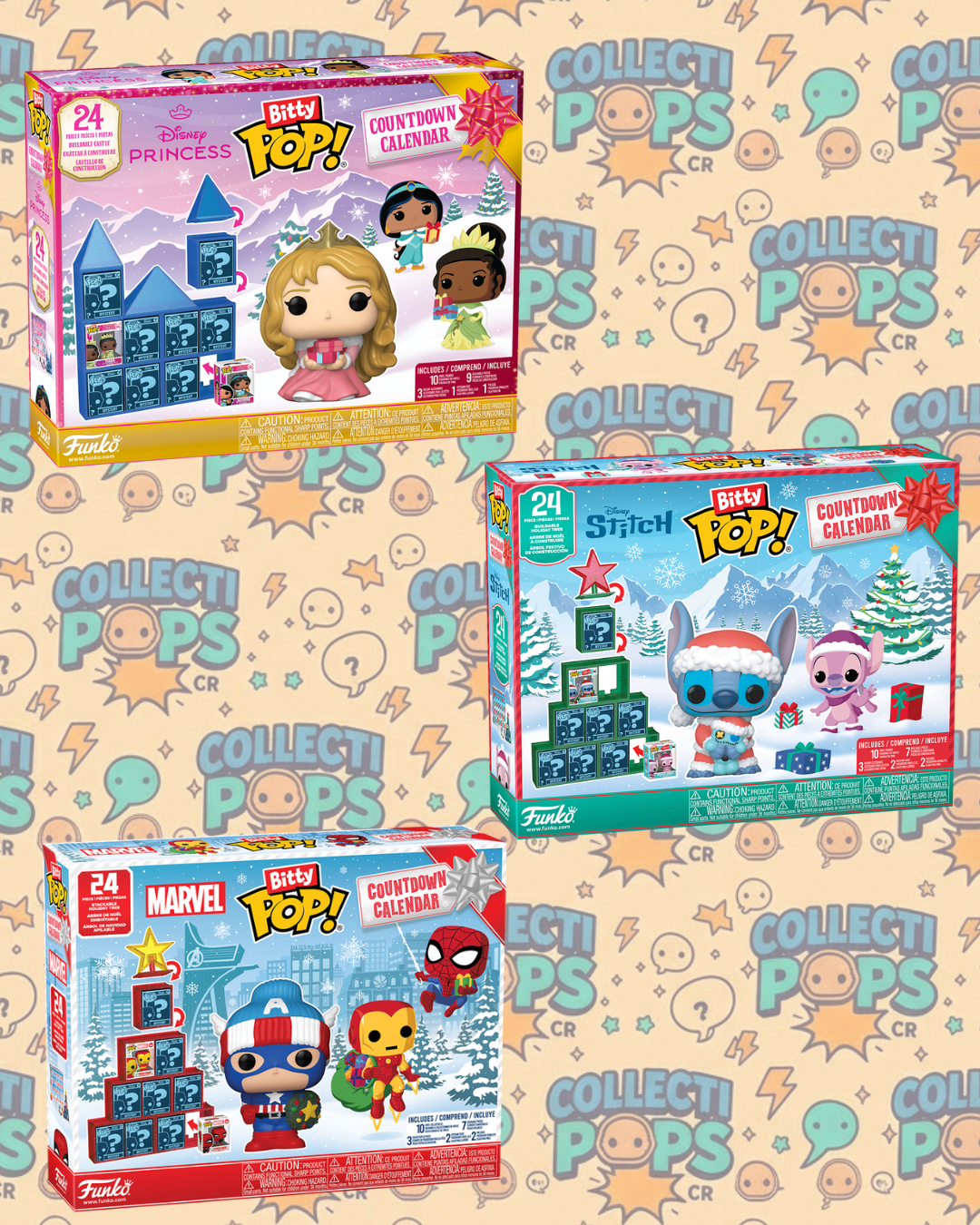 Calendarios de Adviento Funko Pops 2025