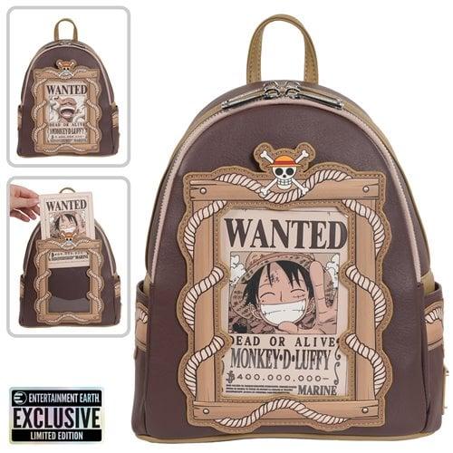 PRE-ORDEN One Piece Wanted Dead or Alive Monkey D. Luffy Mini-Backpack - EE Excl