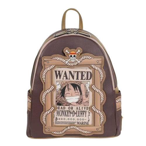 PRE-ORDEN One Piece Wanted Dead or Alive Monkey D. Luffy Mini-Backpack - EE Excl