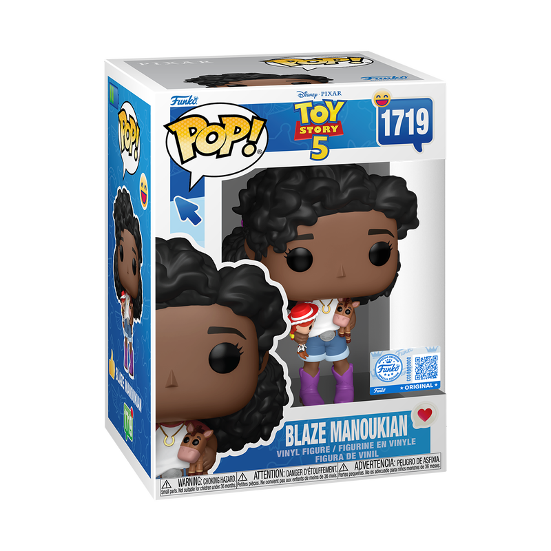 Blaze Manukian #1719 (Disney - Toy Story 5) Exclusive! Funko Pop!