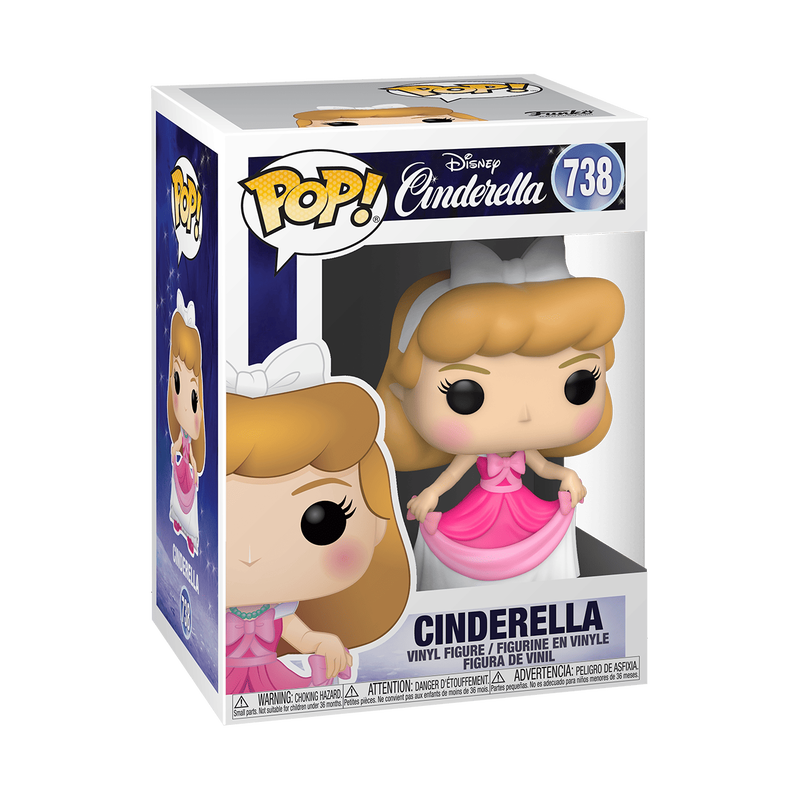 Cinderella in Pink Dress #738 (Disney Princess) Funko Pop!