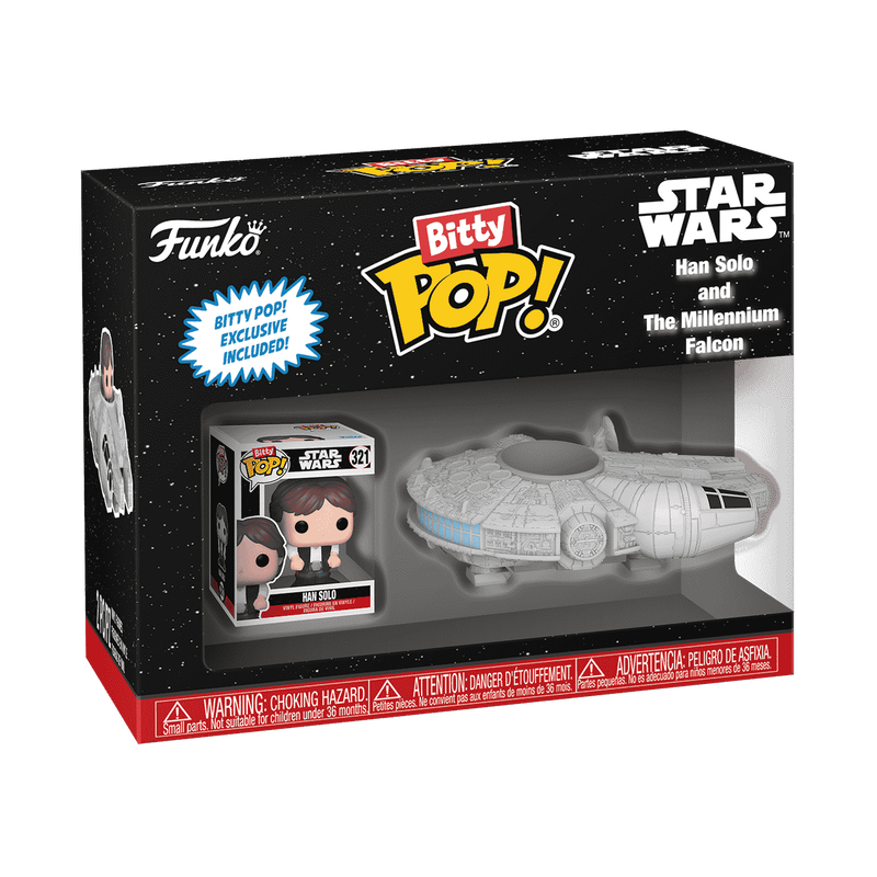 Bitty Pop! Rides Han Solo and The Millennium Falcon (Star wars)