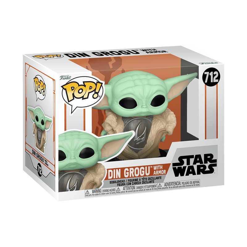 Din Grogu with Armor #712 (Star wars – The Mandalorian) Funko Pop!