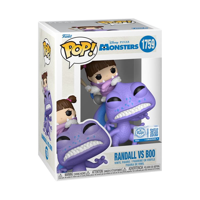 Randall vs Boo (Monster Inc.) #1759 Exclusive! Funko Pop!