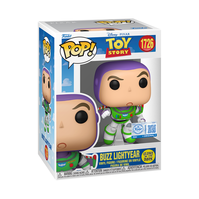 Buzz Lightyear Glow #1726 (Disney - Toy Story) Exclusive! Funko Pop!