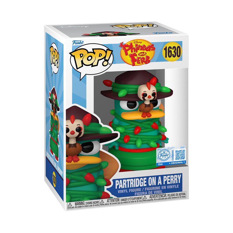 Partridge on a Perry (Phineas and Ferb) #1630 Exclusive! Funko Pop!