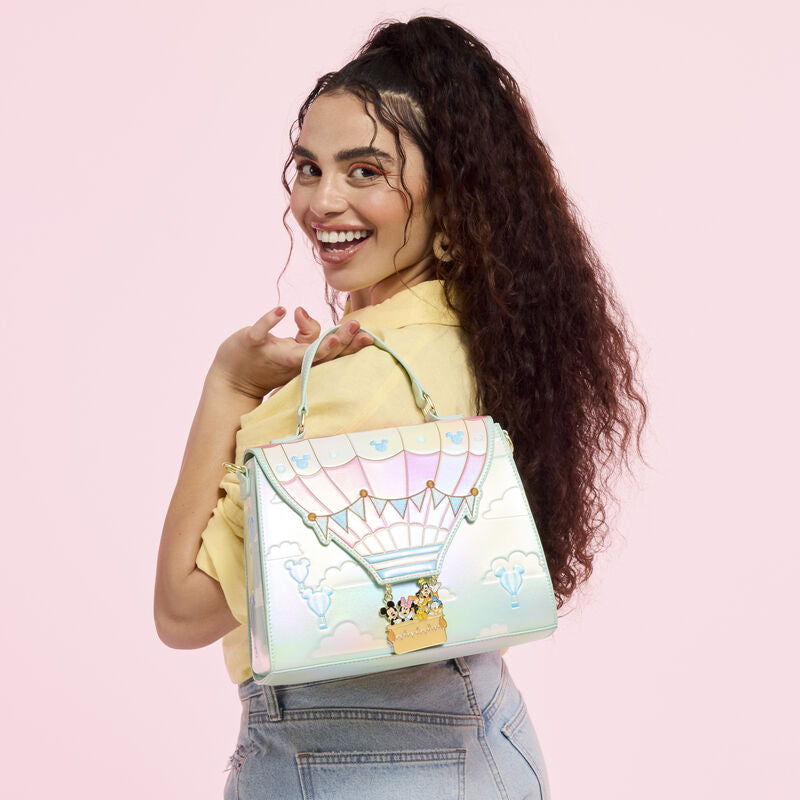 Mickey & Friends Hot Air Balloon Crossbody Bag Loungefly by Funko Pop!