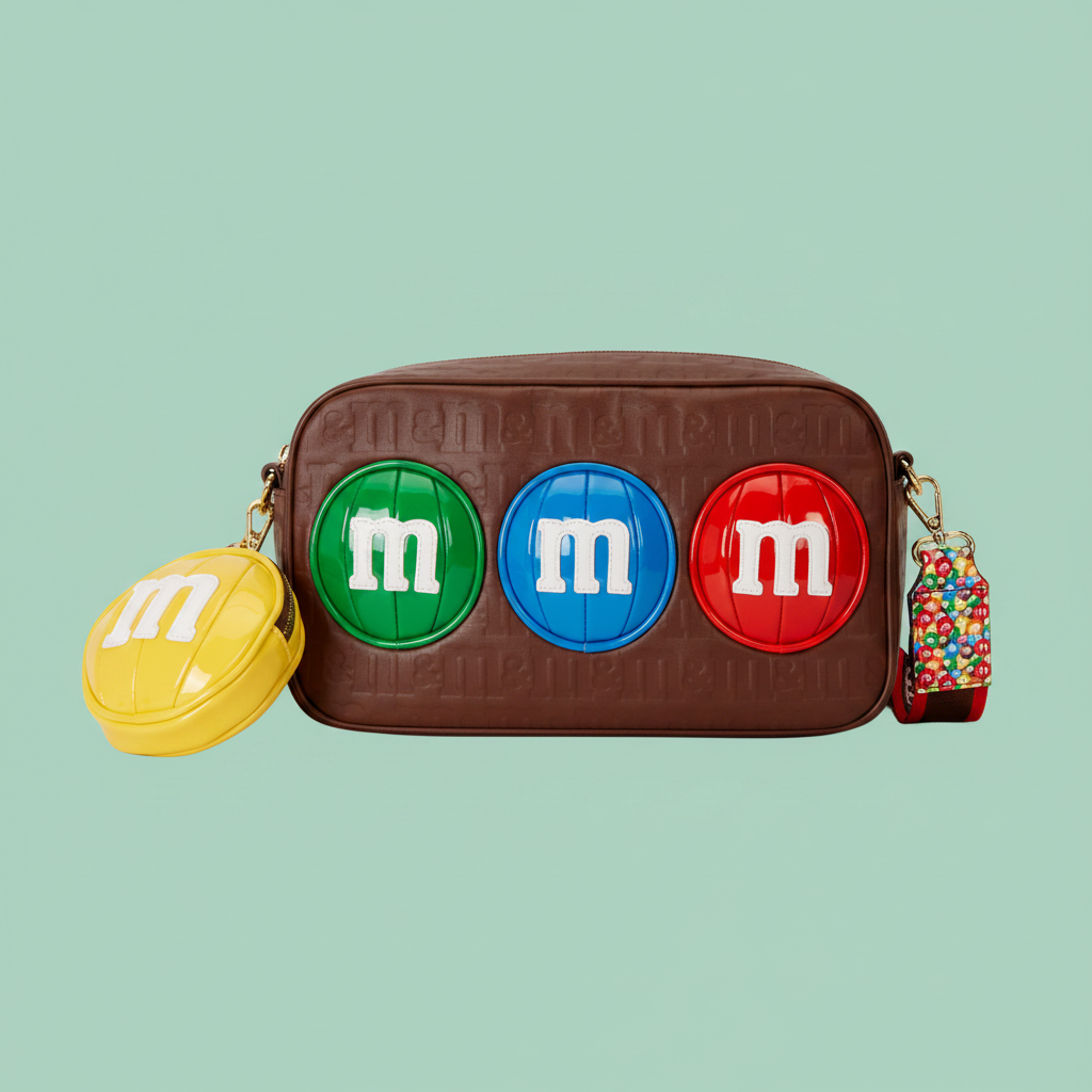 Loungefly x M&M’S Candies Scented Crossbody Bag with Coin Bag!