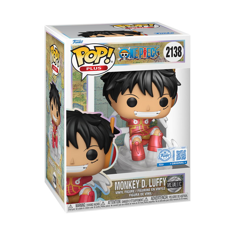 Monkey D. Luffy 2138 (One Piece) Metallic Exclusive! Funko Pop!