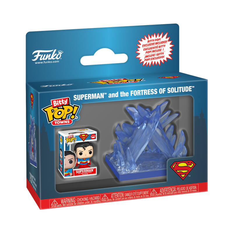 Bitty Pop! Towns Superman and the Fortress of Solitude (DC Comics)
