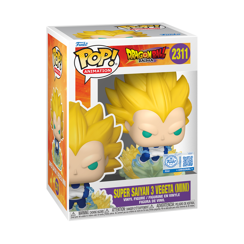 Super Saiyan 3 Vegeta (Mini) #2311 (Dragon Ball) Exclusive! Funko Pop!