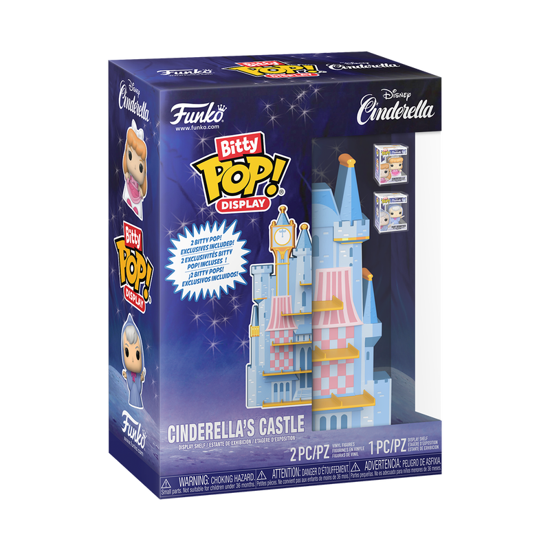 Bitty Pop! Display Cinderella's Castle (Disney Princess)