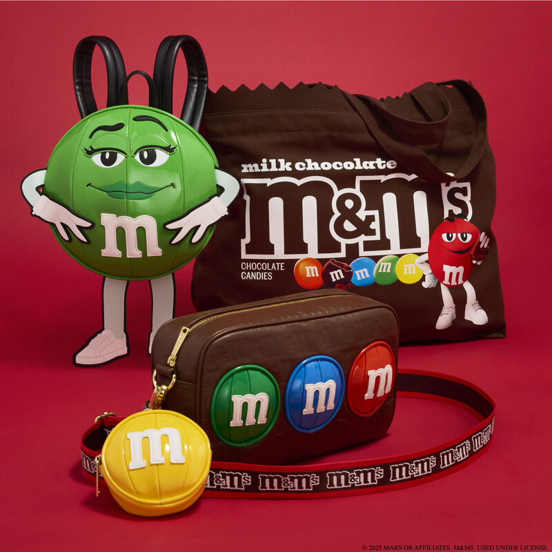 Loungefly x M&M’S Candies Scented Crossbody Bag with Coin Bag!