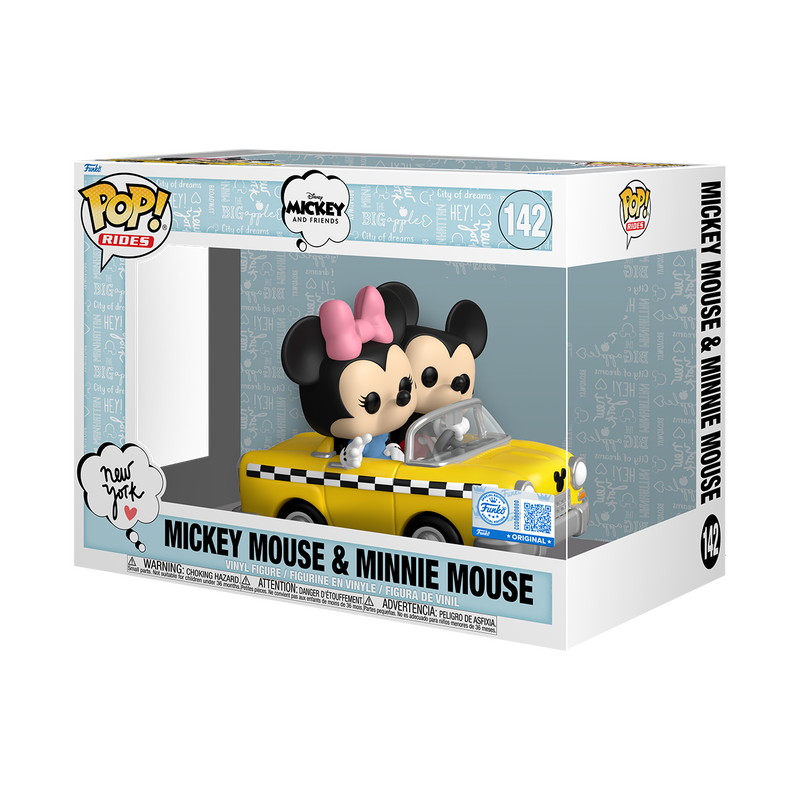 Pop! Rides Super Deluxe Mickey Mouse & Minnie Mouse #142 Exclusive! Detalle en Caja*