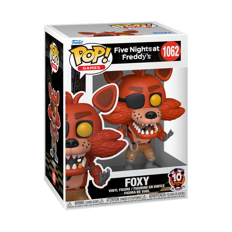 Foxy (fnaf) #1062 Funko Pop (10th Anniversary)