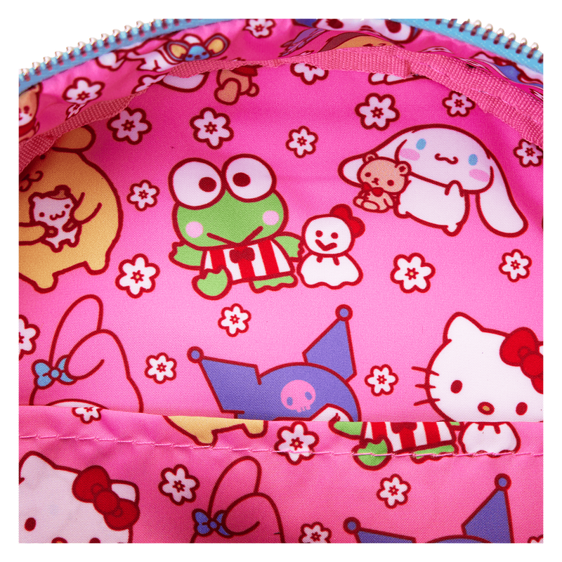 Sanrio Hello Kitty & Tiny Chum Bear Sherpa Mini Backpack Loungefly by Funko Pop!