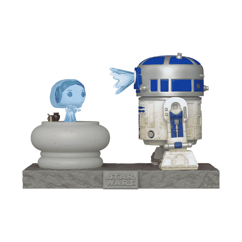 Pop! Deluxe R2-D2 and Princess Leia Hologram (Star Wars) #766 Funko Pop!