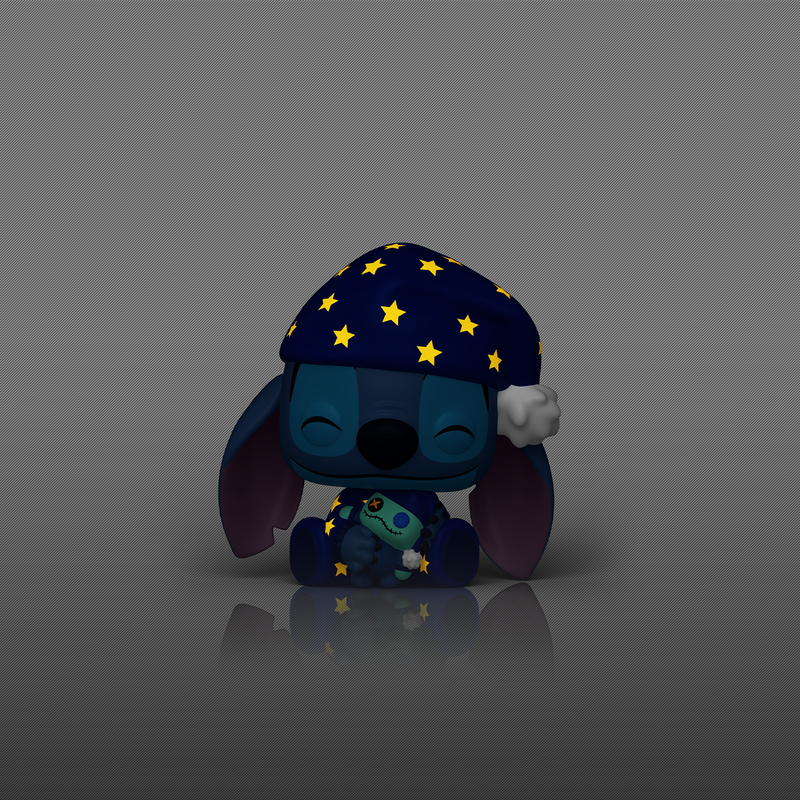 Stitch in PJ'S #1747 Glow (Disney Lilo & Stitch) Exclusive! Funko Pop!