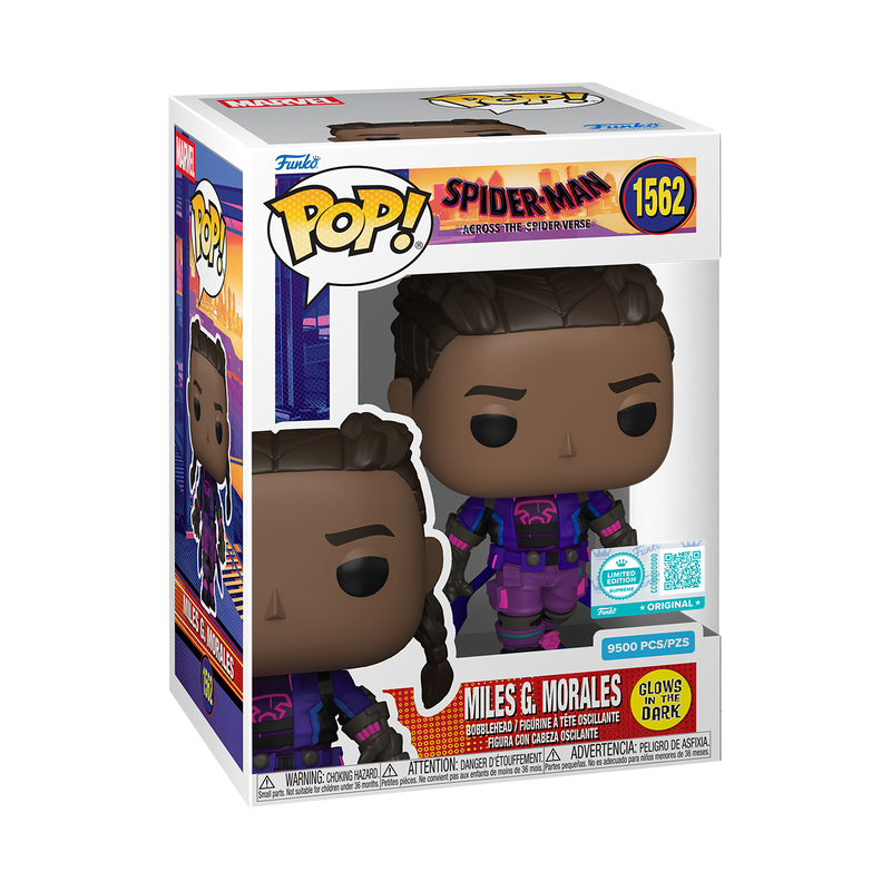 Miles Morales #1562 GLow (Spiderman) LE 9500 pcs Funko Pop