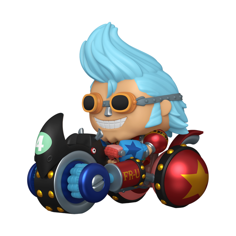 Rides Deluxe Franky with Black Rhino FR-U 4 #144 (One Piece) Funko Pop Rides 2026 Spring Convention Exclusive!