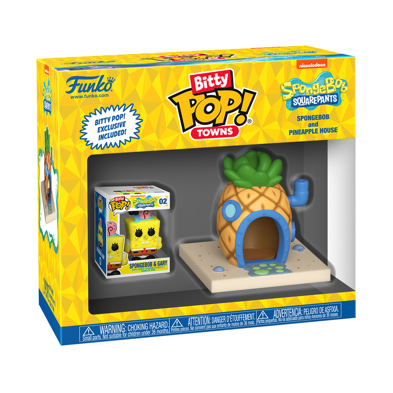 Bitty Pop! Towns Sponge Bob and Pineapple House (Bob Esponja)