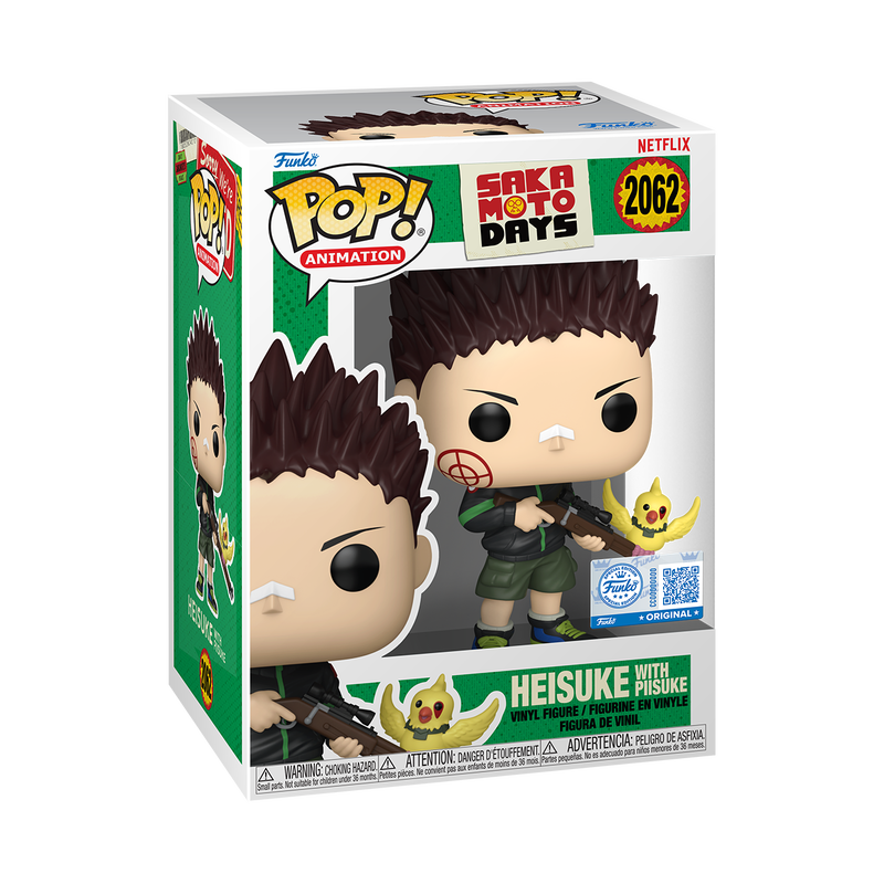 Heisuke with Piisuke #2062 (Sakamoto Days) Exclusive! Funko Pop!