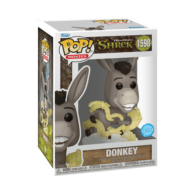 Donkey (Glitter) #1598 Funko Pop (Shrek)