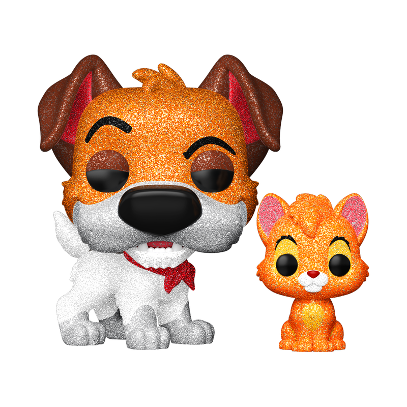 Dodger with Oliver #1705 Diamond Edition (Disney - Oliver & Company) Exclusive! Funko Pop!