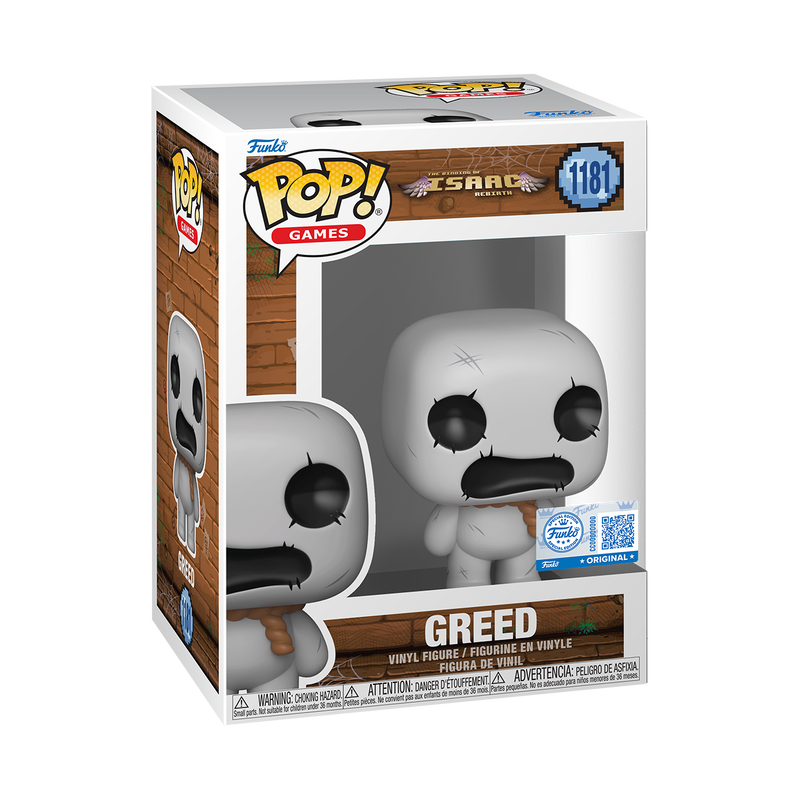 Greed #1181 (The Binding of Isaac - GAMES) Exclusive! Funko Pop!