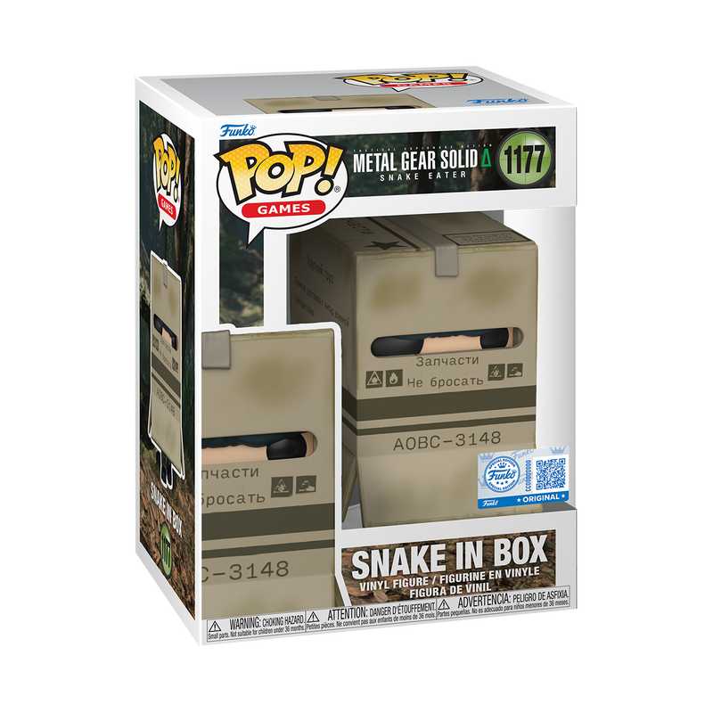 Snake in Box #1177 (Metal Gear Solid - GAMES) Exclusive! Funko Pop!
