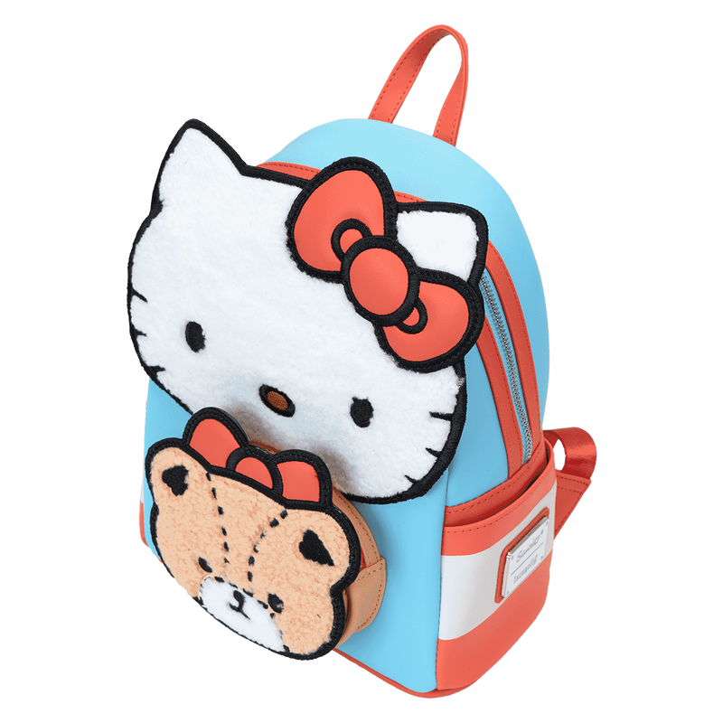 Sanrio Hello Kitty & Tiny Chum Bear Sherpa Mini Backpack Loungefly by Funko Pop!