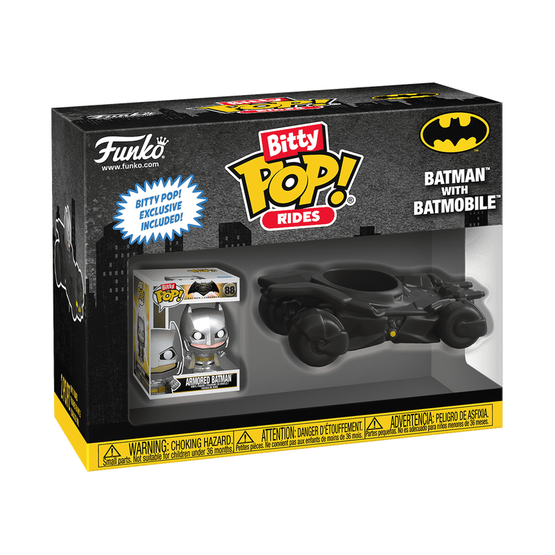 Bitty Pop! Rides Batman with Batmobile (DC COMICS)