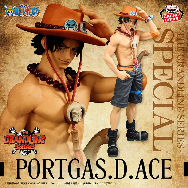 Portgas. D. Ace (One Piece) - Banpresto-BANDAI (The Grandline Series-Special Figure)