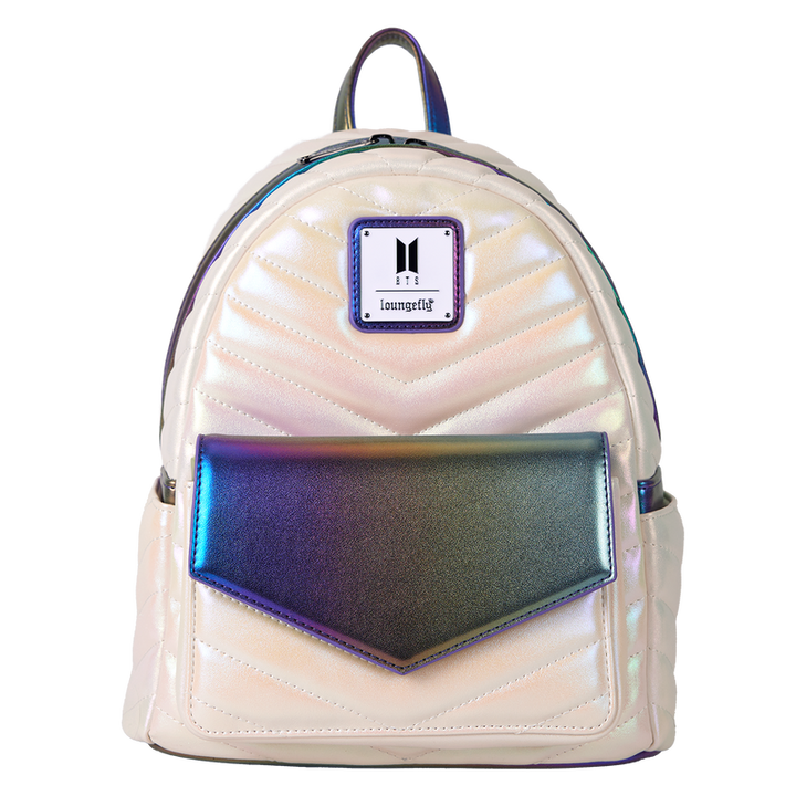 Loungefly BTS Iridescent Quilted Mini Backpack!