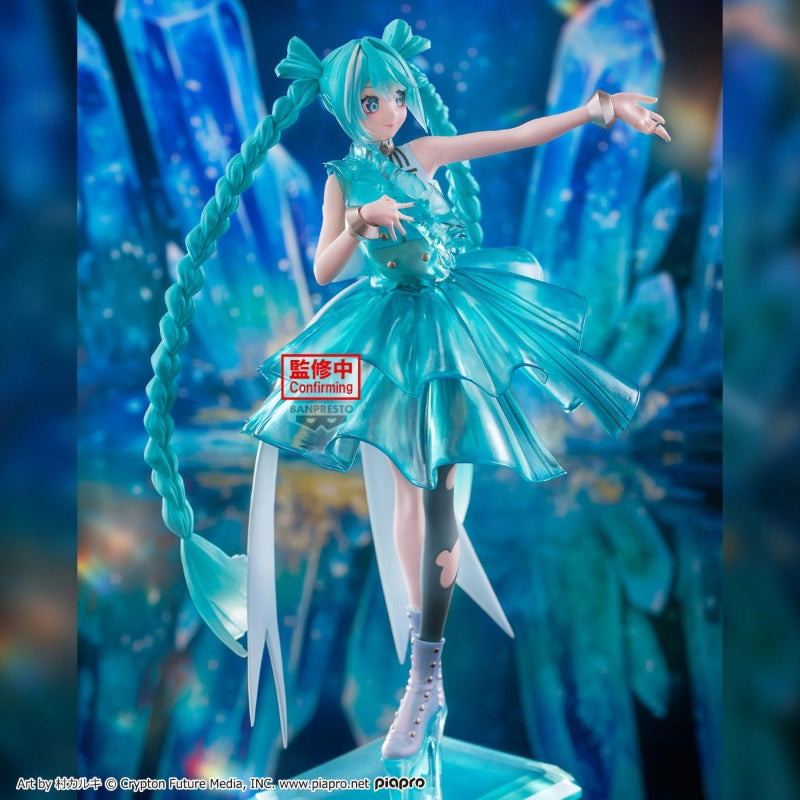 Banpresto - BANDAI - Vocaloid - Hatsune Miku - Clearluxe Emerald Gem Evolve Figure