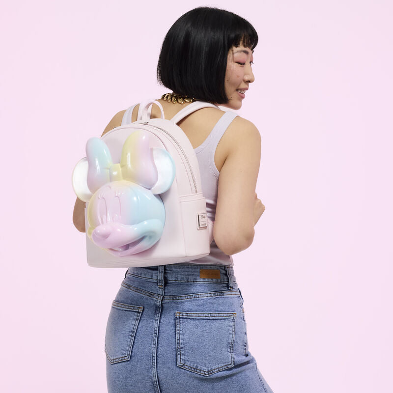 Minnie Mouse Pastel Tie-Dye Mini Backpack Loungefly by Funko Pop!