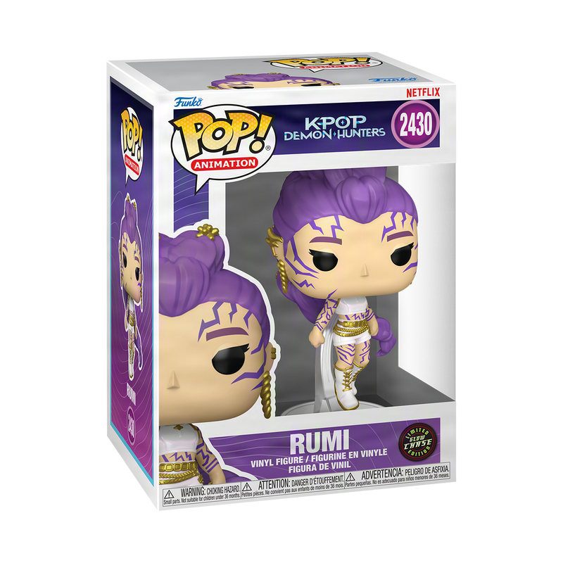 Rumi CHASE Glow #2430 (KPop Demon Hunters - What It Sounds Like) Funko Pop!