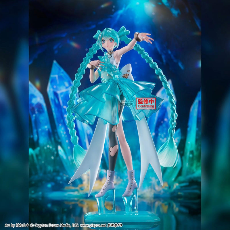 Banpresto - BANDAI - Vocaloid - Hatsune Miku - Clearluxe Emerald Gem Evolve Figure
