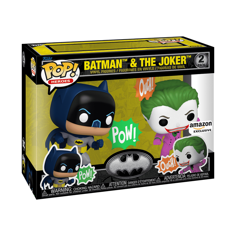 Batman and The Joker, 2-Pack (Dc Comic – Batman) Funko Pop!