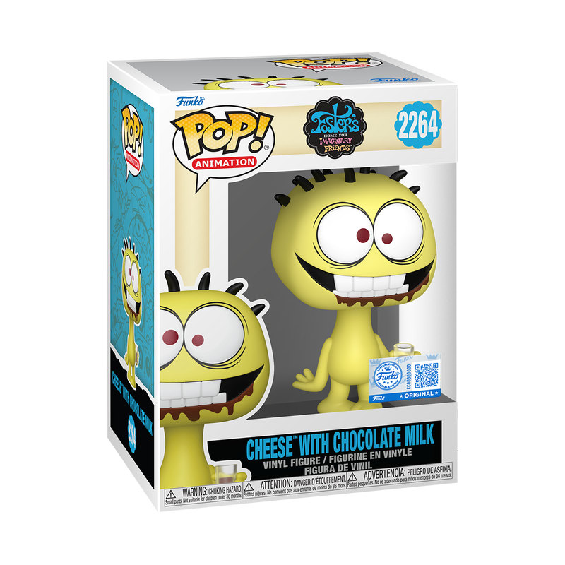 Cheese with Chocolate Milk #2264 (Cartoon Network - Foster's House for Imaginary Friends) Exclusive! Funko Pop!