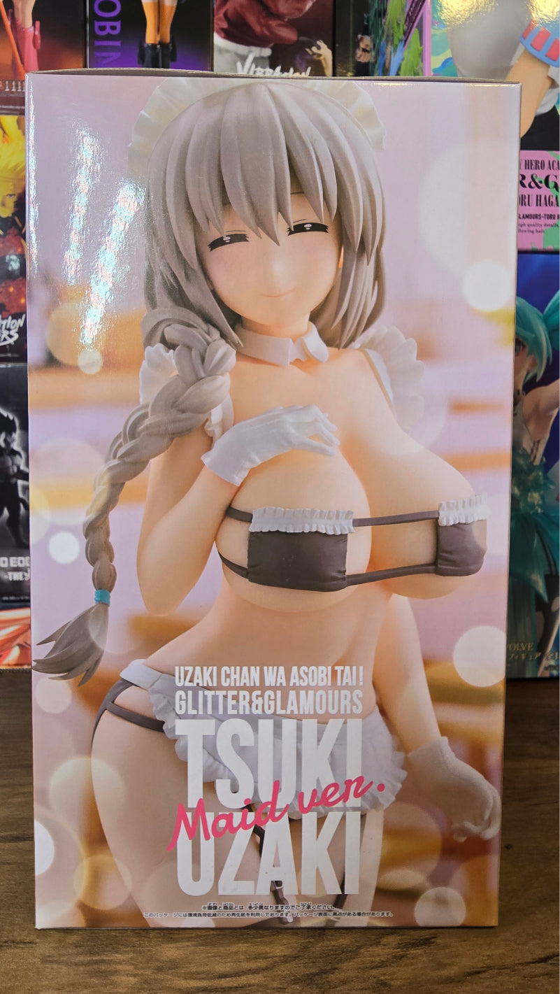 Banpresto - BANDAI - Uzaki-chan Wants to Hang Out! - Uzaki Tsuki (Maid ver) Glitter & Glamours Figure!