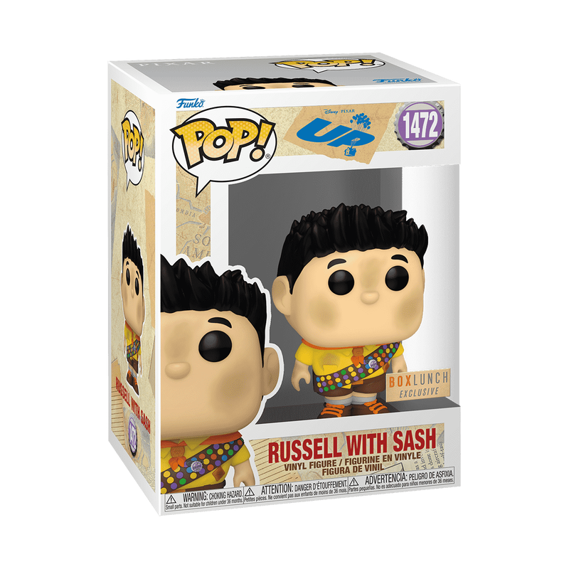 Russell with Sash #1472 (Disney - Up) (Sin Sticker)! Funko Pop!