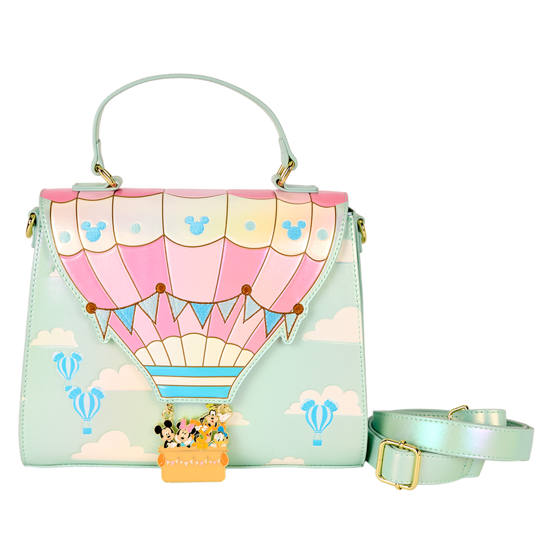 Mickey & Friends Hot Air Balloon Crossbody Bag Loungefly by Funko Pop!