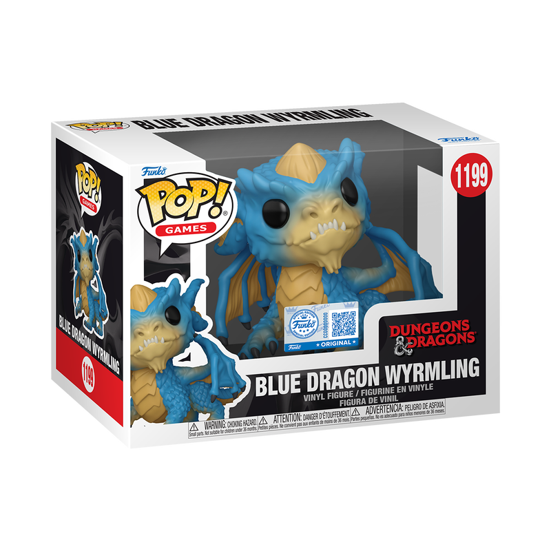 Blue Dragon Wyrmling #1199 (Dungeons and Dragons - GAMES) Exclusive! Funko Pop!