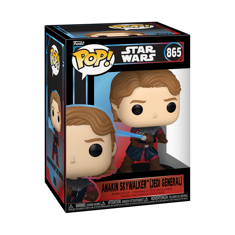 Pre-Orden Anakin Skywalker (Jedi General) #865 (Star Wars) Funko Pop!